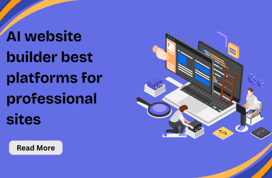AI website builder best platforms for professional sites