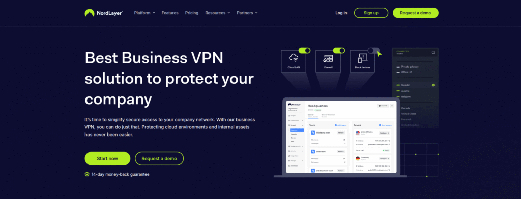 Nordlayer Enterprise VPN 