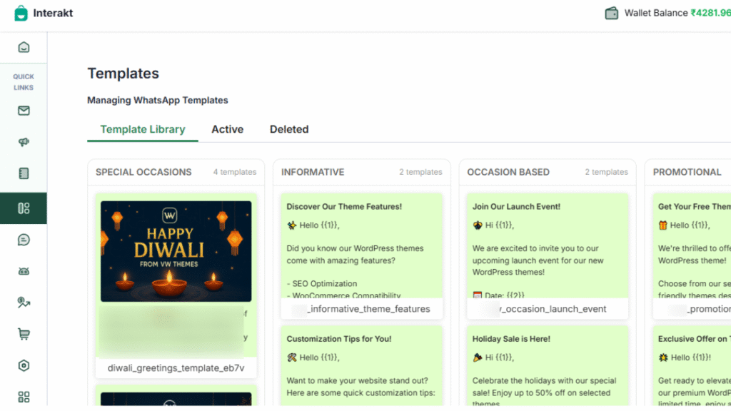 Create and Submit WhatsApp Message Templates