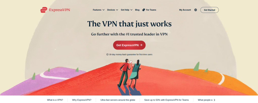 ExpressVPN interface alternative to Windows built-in VPN