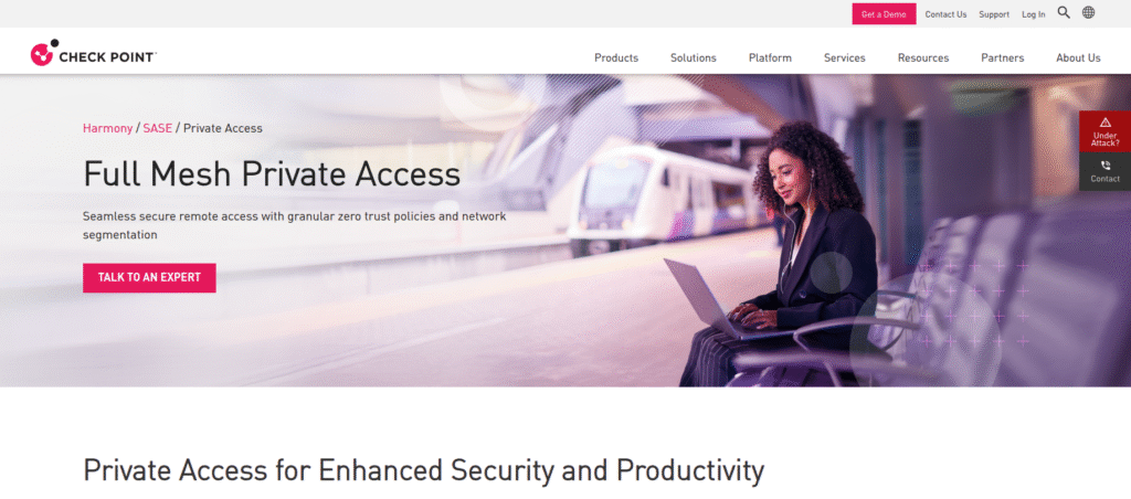 checkpoint harmony interface