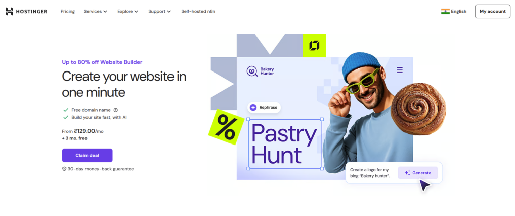 Hostinger website builder