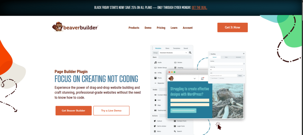 Beaver Builder WordPress design tools