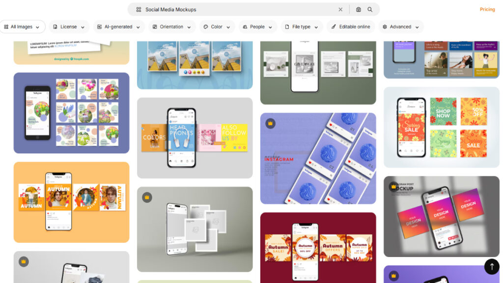Social Media Mockups