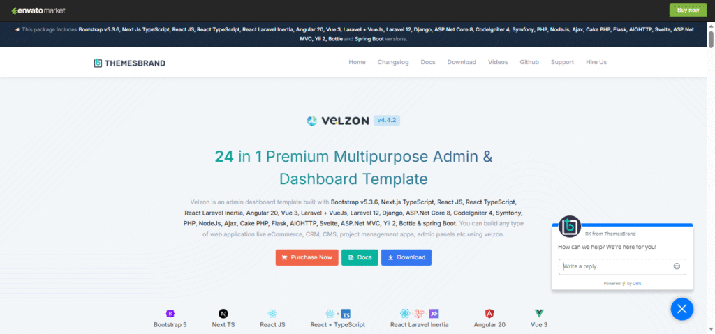 Velzon - Admin & Dashboard Template