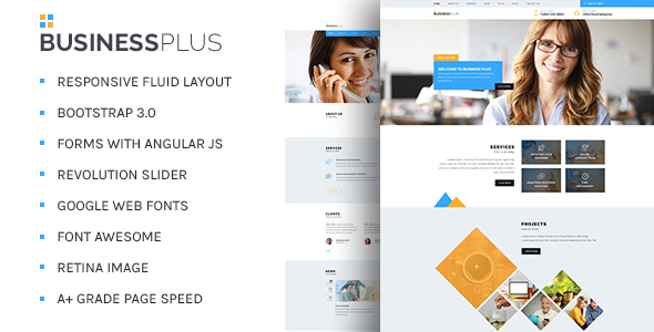 Business Plus – Corporate Business HTML5 Template
