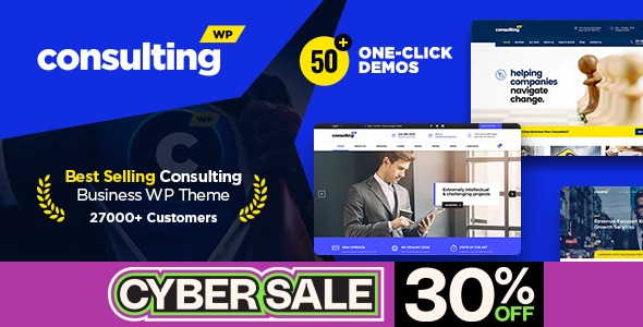 Consulting – Business, Finance WordPress Theme