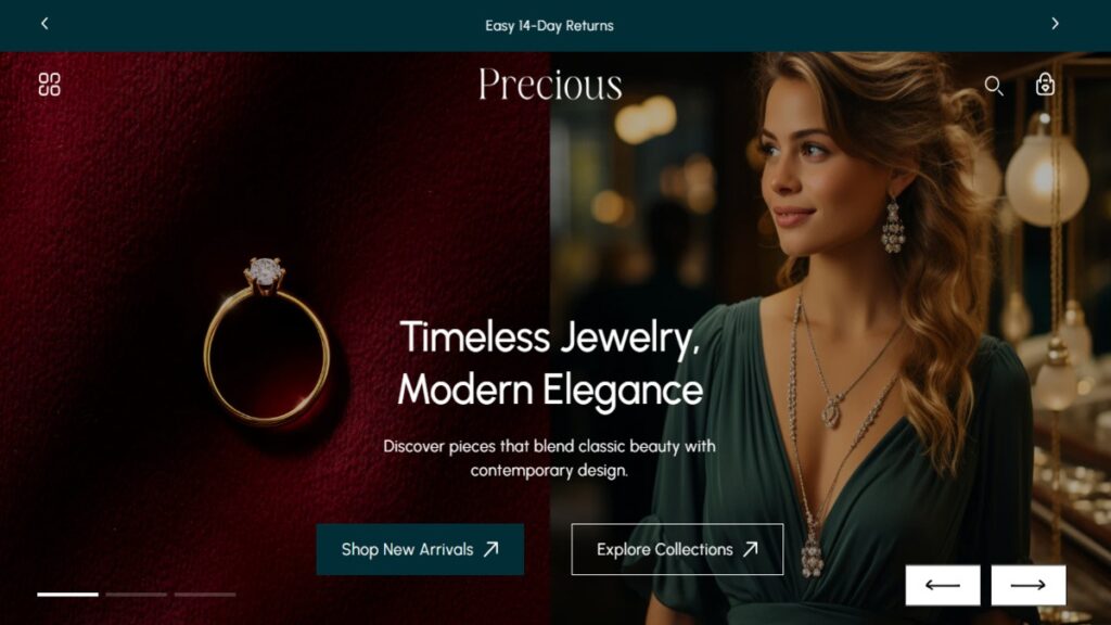 Precious , Minimal Shopify Templates