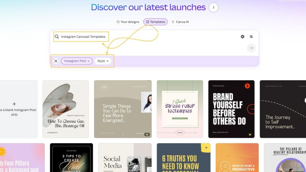 Instagram Carousel Templates