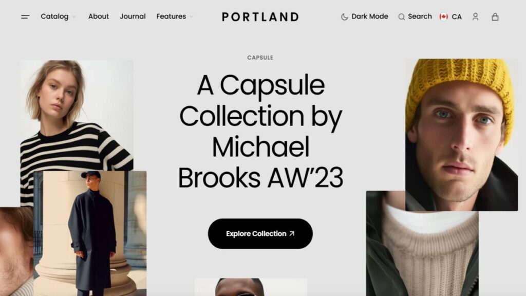 portland, Small Inventory Shopify Theme