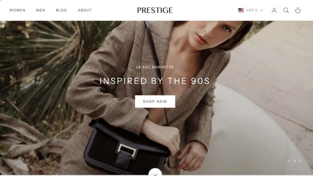 prestige, Bag Store Shopify Theme