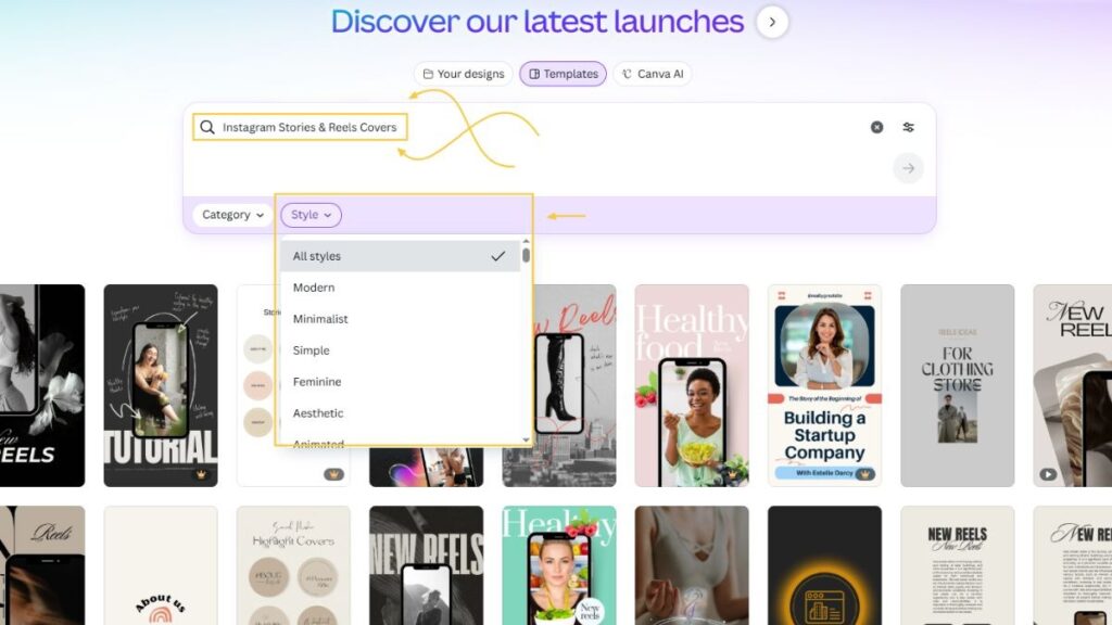 Instagram Stories & Reels Covers,
Free Canva Templates