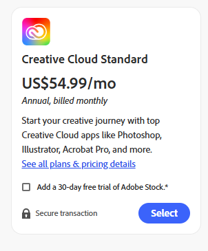 Creative Cloud Standard