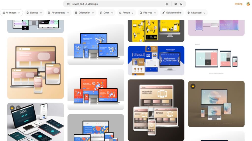 Device and UI Mockups, Freepik Mockup Templates