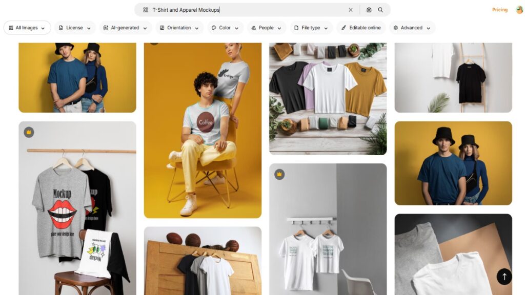 T-Shirt and Apparel Mockups