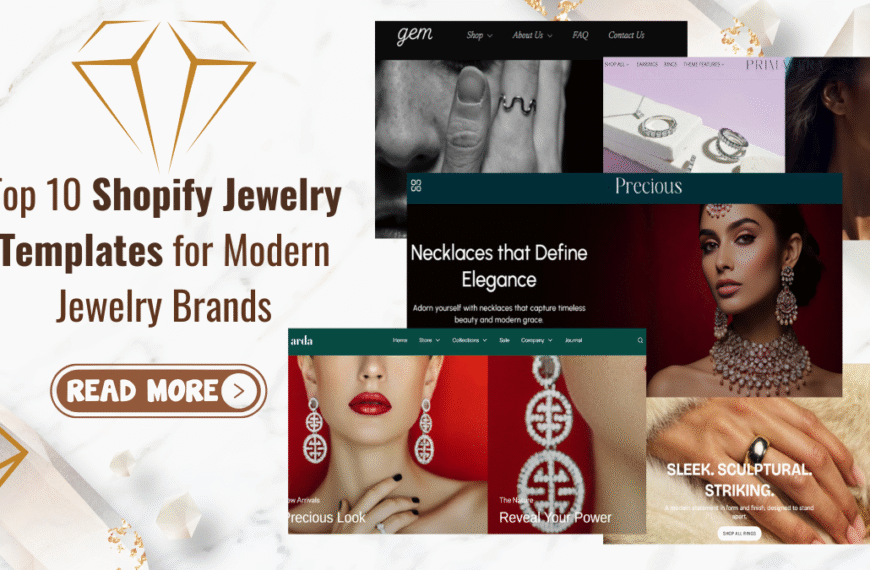 Shopify Jewelry Templates