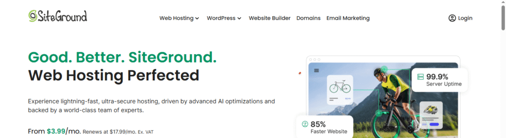 SiteGround hosting services