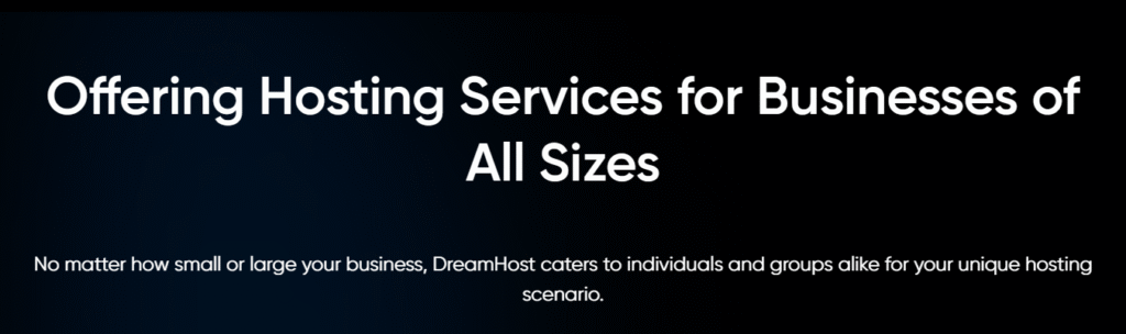 DreamHost web hosting