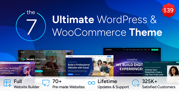 The7 — Ultimate Website & Online Store Builder