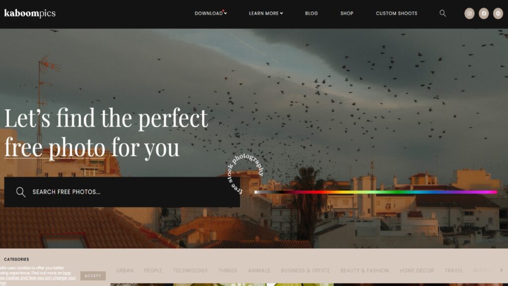 Kaboompics, Stock Image Websites