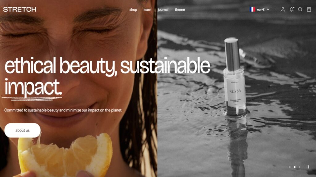 Stretch , Shopify Themes for Beauty Products