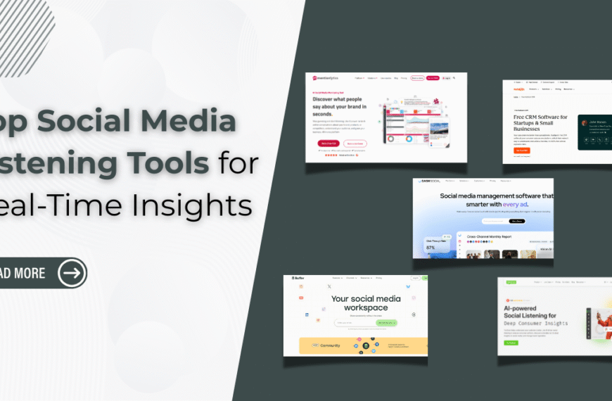 Top Social Media Listening Tools