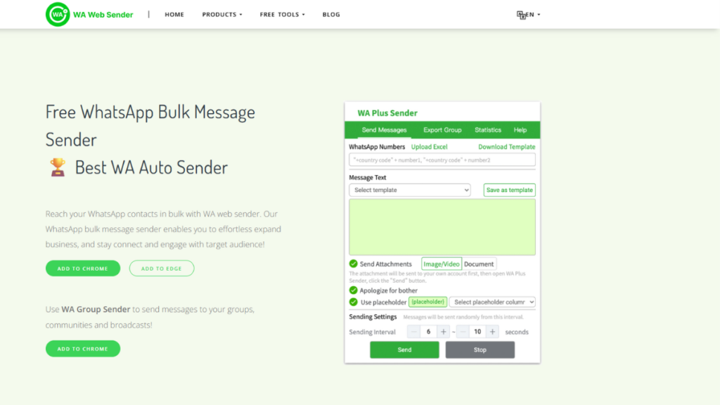 WA Bulk Message Sender