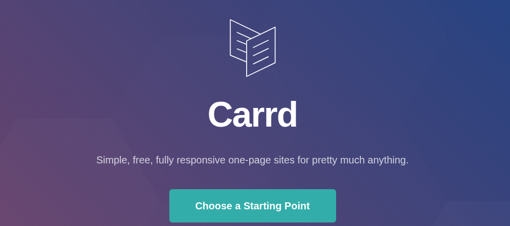 Carrd a minimalist website building platform