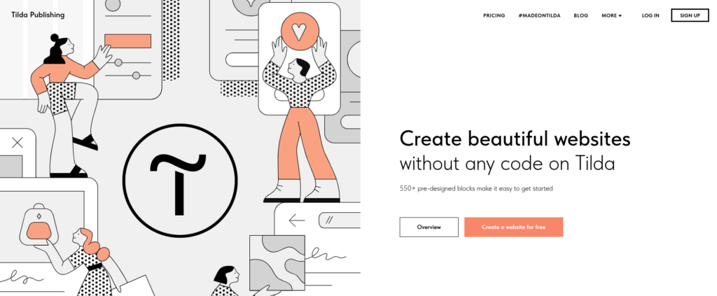 tilda to create websites
