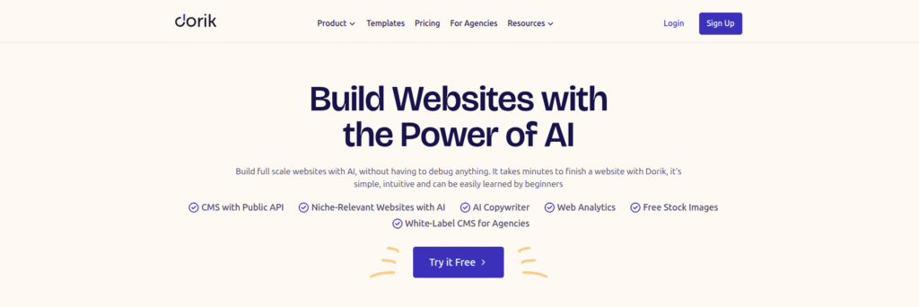 buildwebsite with ai