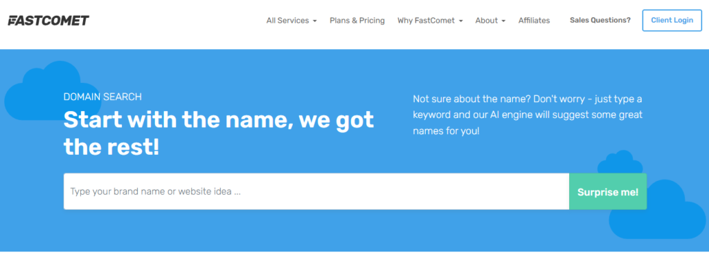 FastComet web hosting