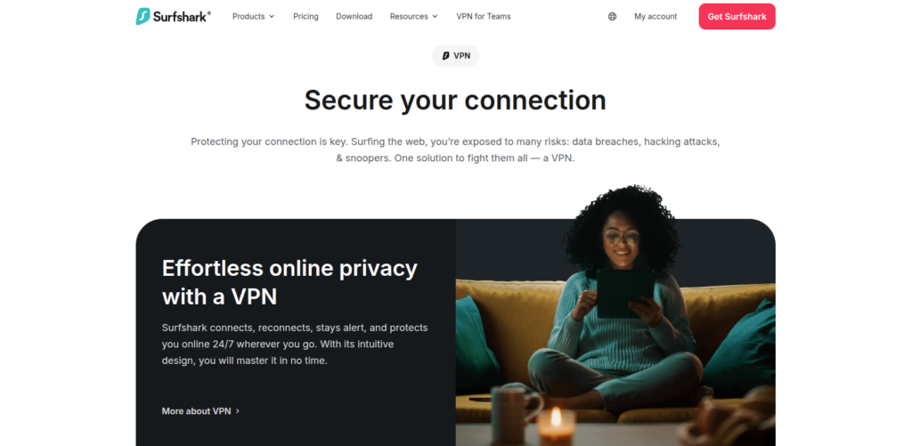 Surfshark secure connection 