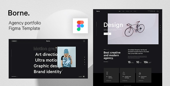 Borne – Agency Portfolio Figma Template