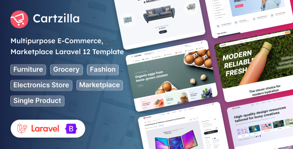  Cartzilla - Laravel Multipurpose E-Commerce Template