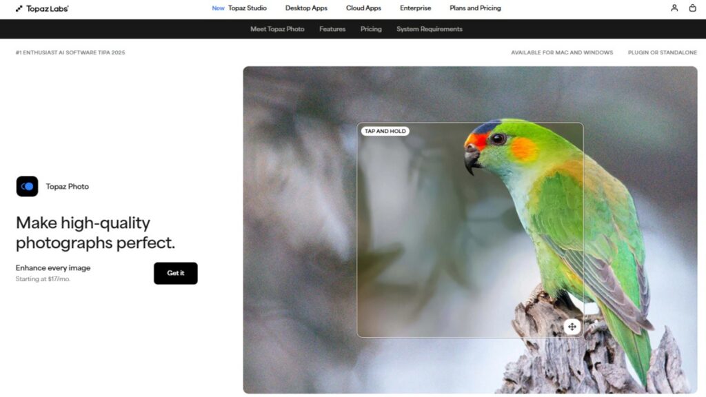 Topaz Photo AI, Best Plugins for Lightroom