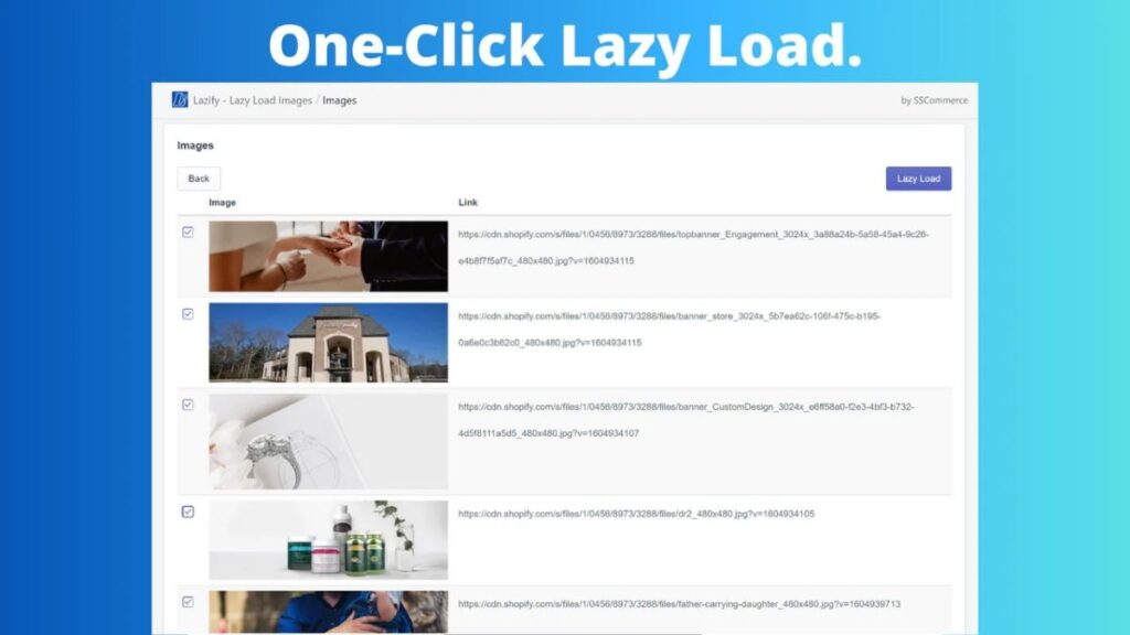shopify lazy loading, Speed Up Shopify Website