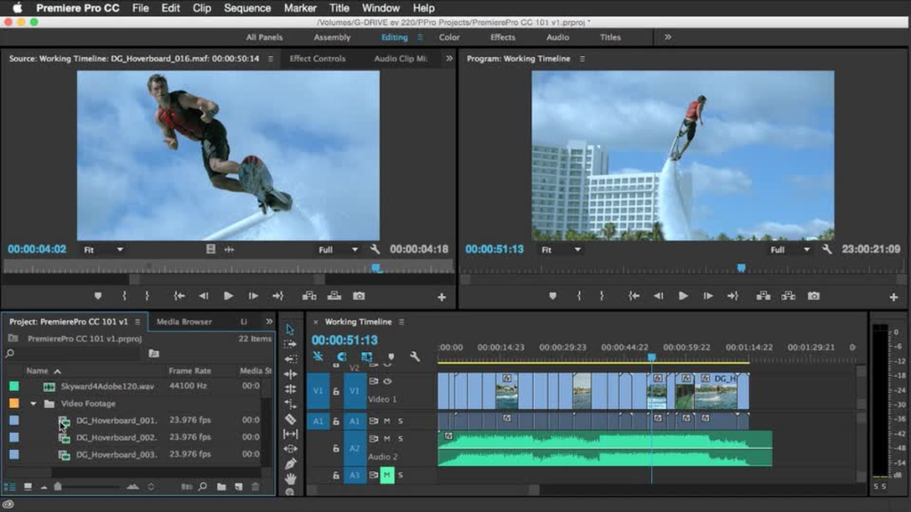 Video Editing in Adobe