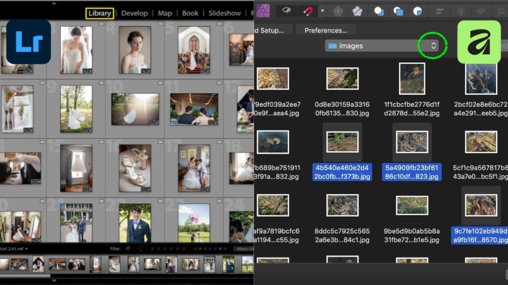 Photo Organization, Affinity Photo 2 vs Lightroom