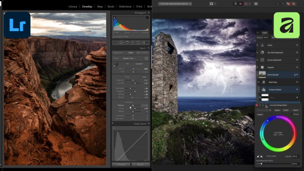 RAW Processing ,  Affinity Photo 2 vs Lightroom
