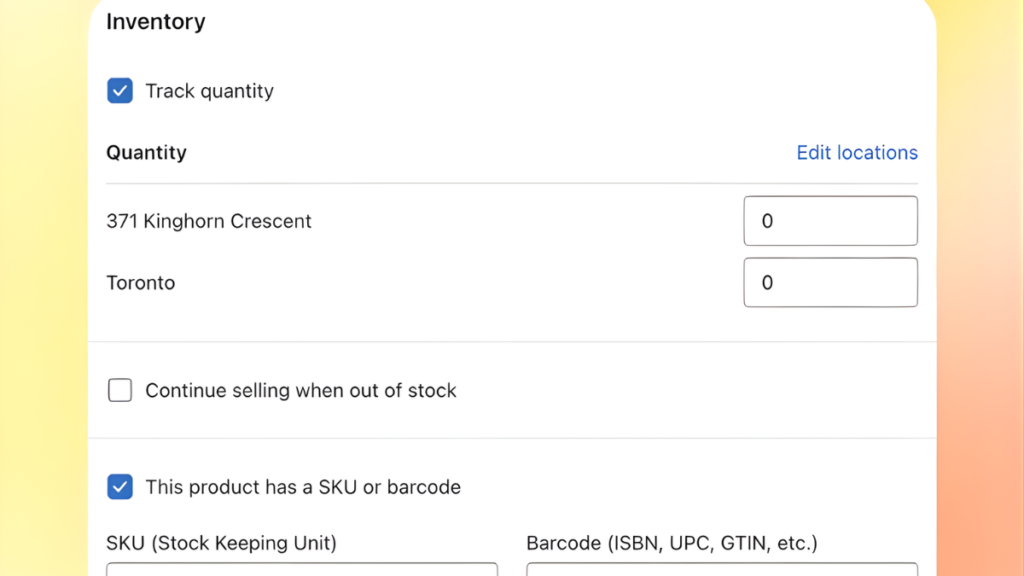 Enable Inventory Tracking in shopify, Inventory Management on Shopify
