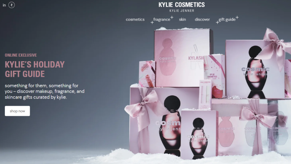Kylie Cosmetics, Shopify Most Popular Stores 