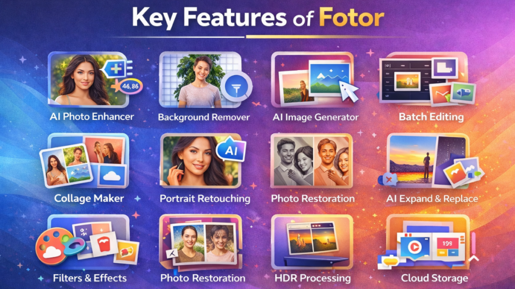 Key Features of Fotor, fotor subscription