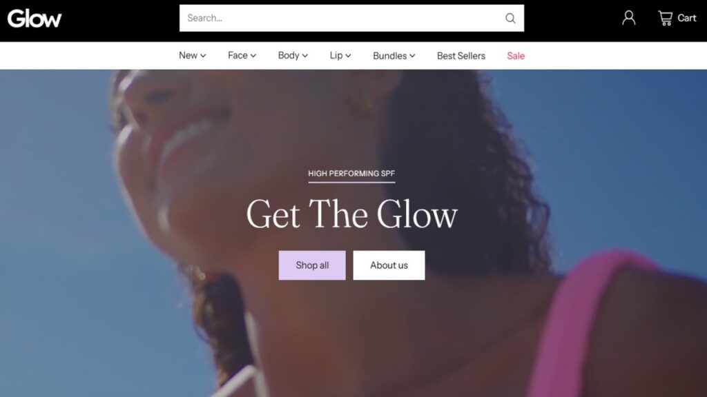 glow, Large Inventory Shopify Theme