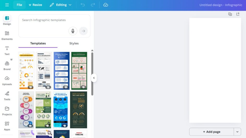 canva infographic templates