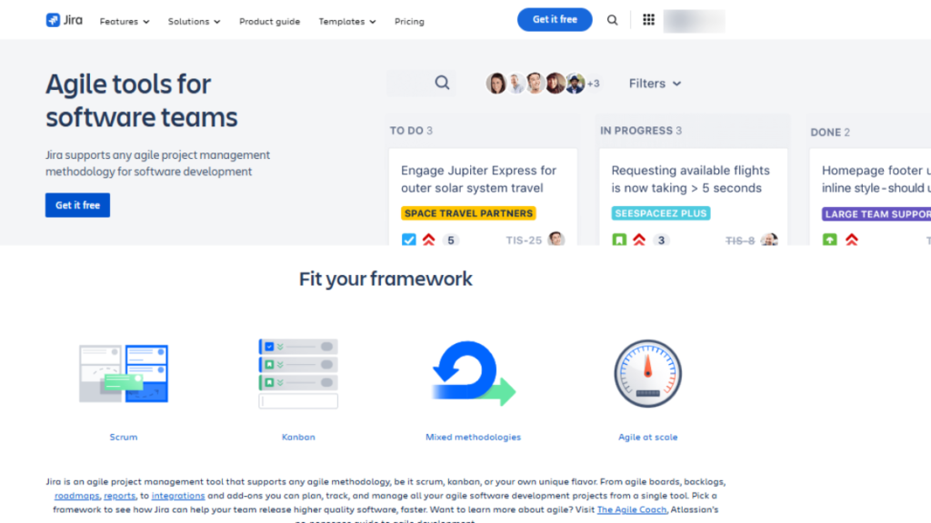 Jira Agile Project Management Tool.