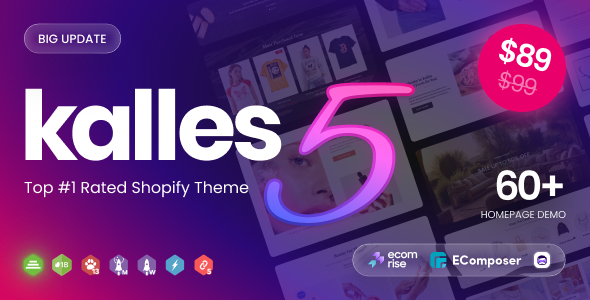 Kalles - Clean, Versatile, Responsive Shopify Theme