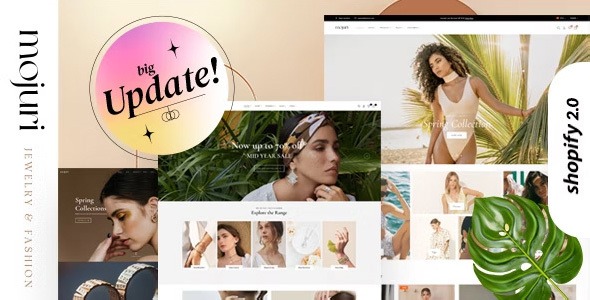 Mojuri Jewelry Store Shopify Theme
