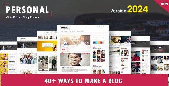 Personal - Best Blog CV & Video WordPress Theme