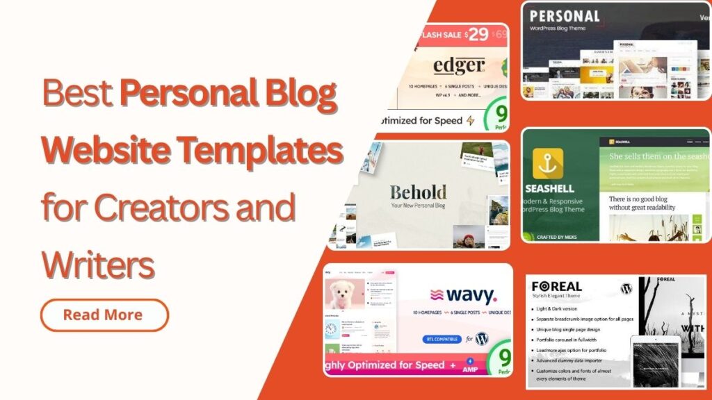 Personal Blog Website Templates