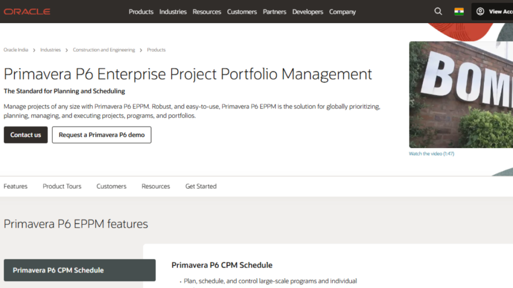Primavera P6 (Oracle) Software